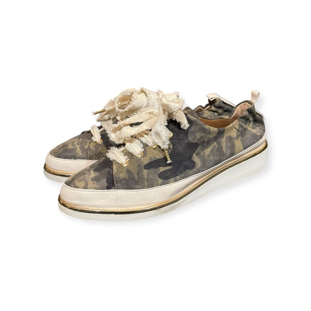 Ron White Camo Sneakers with Textured Fabric EU‎ 39.5 - Picture 6 of 10